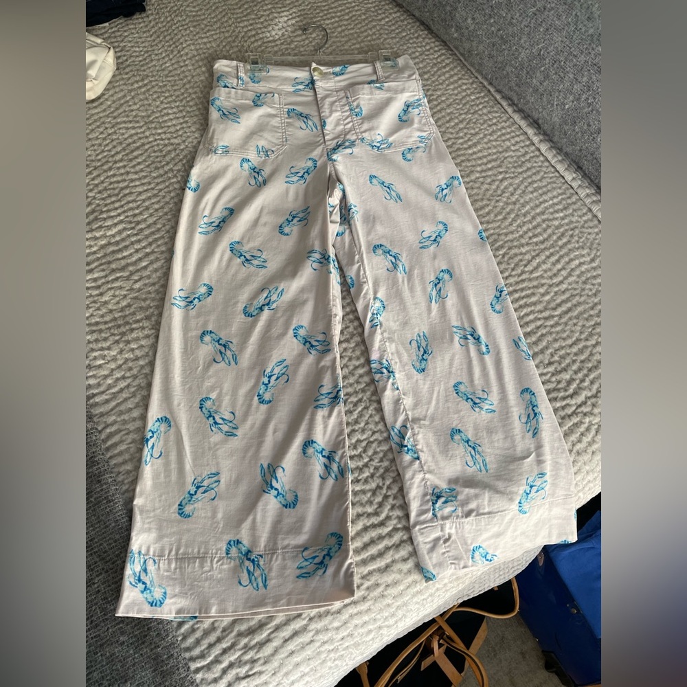 Anthropologie Maeve Colette Lobster Pants Size 28 Excellent! - Picture 6 of 8